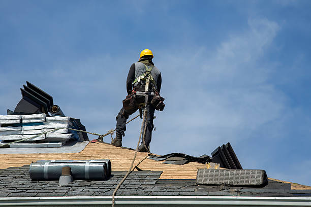 Professional Roof Replacement technician working in Manchester, CT